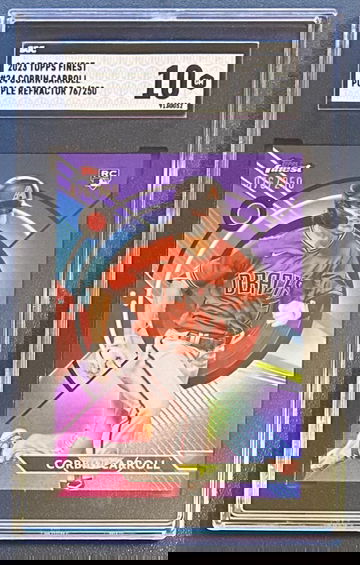 2023 Topps Finest Corbin Carroll Purple Refractor SGC 10 /250