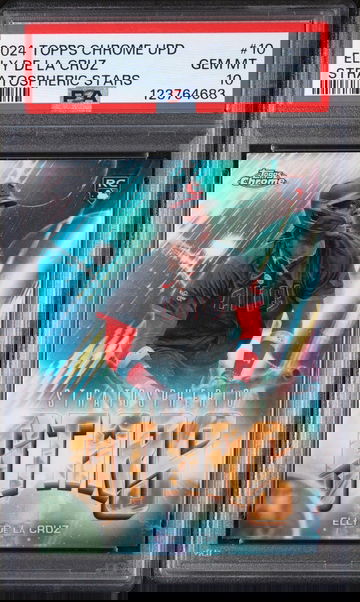 2024 Topps Chrome Update Stratospheric Stars Elly De La Cruz #10 PSA 10