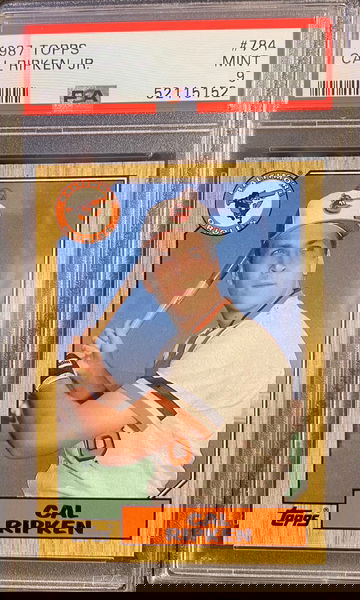 1987 Topps Cal Ripken PSA 9 Mint