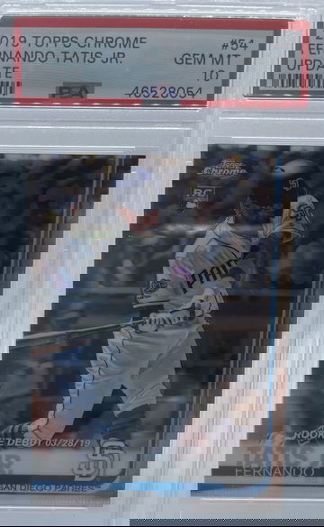 2019 Topps Chrome Fernando Tatis Jr. Update #54 PSA 10 GEM MINT