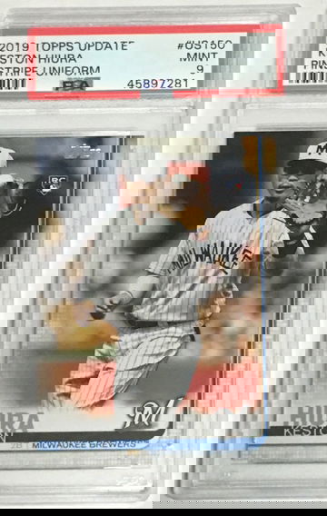 2019 Topps Update Keston Hiura #US150 PSA 9