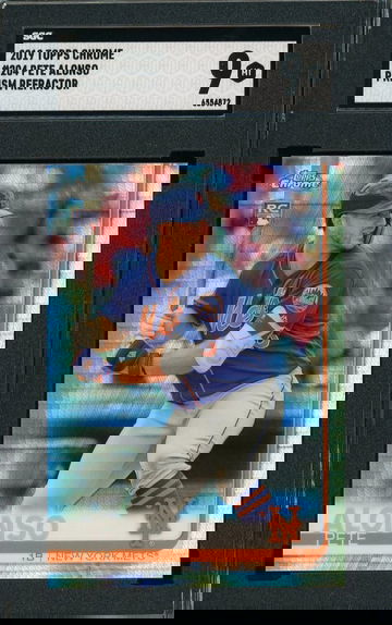 Pete Alonso 2019 Topps Chrome Prism Rookie