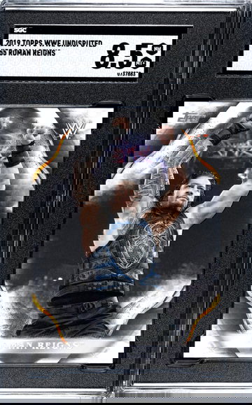 2019 Topps WWE Undisputed #55 Roman Reigns - Graded SGC 8.5 NM-MT+ Pro Wrestling