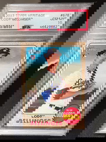 2017 Topps Heritage Cody Bellinger Psa 10