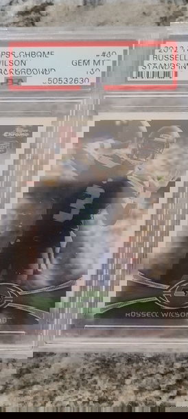 2012 Russell Wilson RC Topps Chrome 