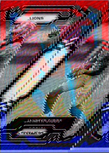 2023 Panini Prizm - Rookies Jahmyr Gibbs #331 Red White & Blue Prizm (RC)