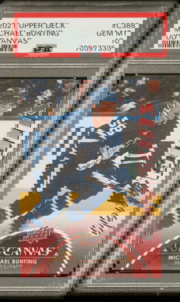 2021-2022 Upper Deck UD Canvas Michael Bunting #C388 UD Canvas PSA 10