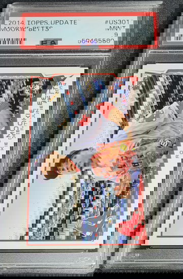 2014 Topps Update Mookie Betts PSA 9