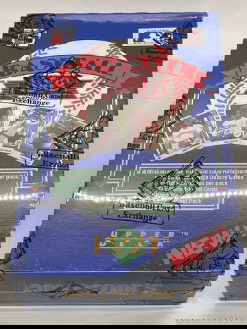 1989 Upper Deck Baseball Low Series Unopened Box BBCE FASC Ken Griffey Jr PSA