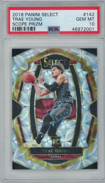2018 Select Premier Scope Trae Young PSA 10
