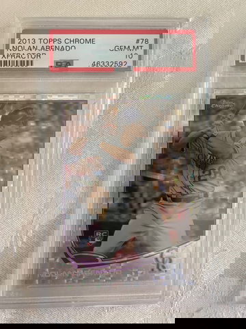 2013 Nolan Arenado Xfractor PSA 10 RC Topps Chrome
