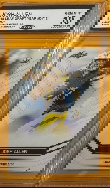 2018 Leaf Draft Year - Josh Allen