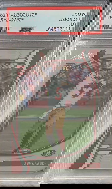 2021 Absolute Trey Lance PSA 10