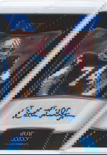 BOB LILLY 2021 SELECT BLUE PRIZM AUTOGRAPH AUTO #46/99 -COWBOYS!!