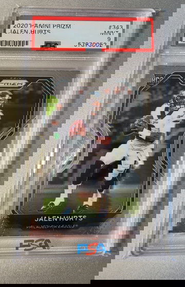 2020 Panini Prizm Rookie RC Jalen Hurts PSA 9