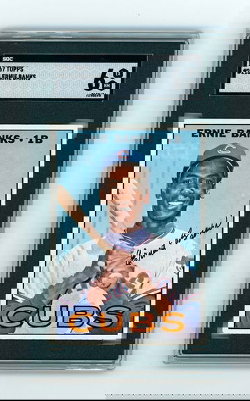 1967 Topps Ernie Banks SGC 6