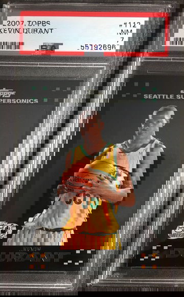 2007 Topps Black Kevin Durant RC PSA 7