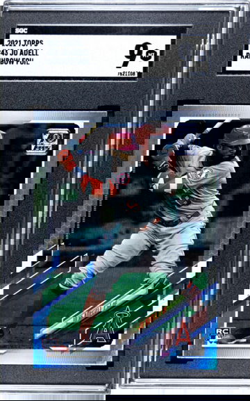 2021 Topps Jo Adell #43 Rainbow Foil SGC 9