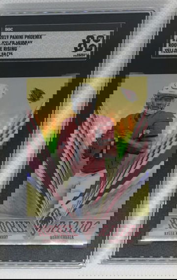 2019 Panini Phoenix Rookie Rising Yellow #1 Kyler Murray RC 58/75 SGC 8