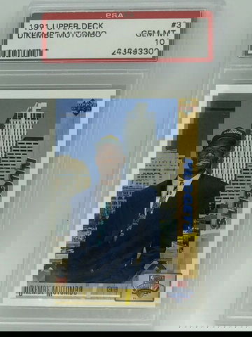 1991 Dikembe Mutombo Upper Deck PSA 10 Rookie #3