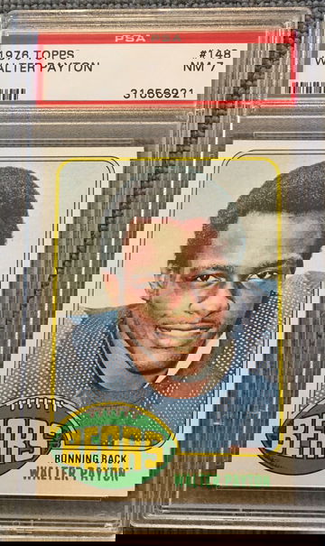 1976 Topps Walter Payton #148 PSA 7