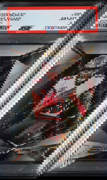 2024 Panini Black Gold Mike Evans #96 /10 PSA 8