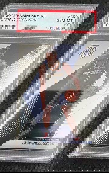 2019 Panini Mosaic Zion Williamson 209 PSA 10
