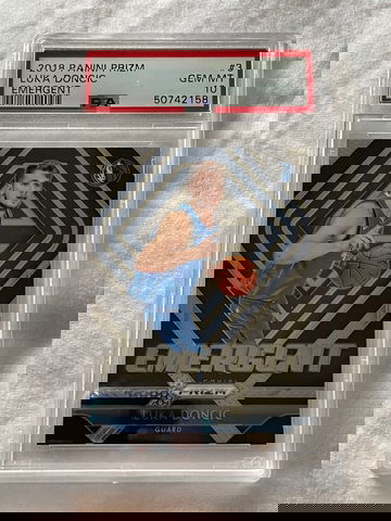 2018-19 Prizm Luka Doncic Emergent PSA 10