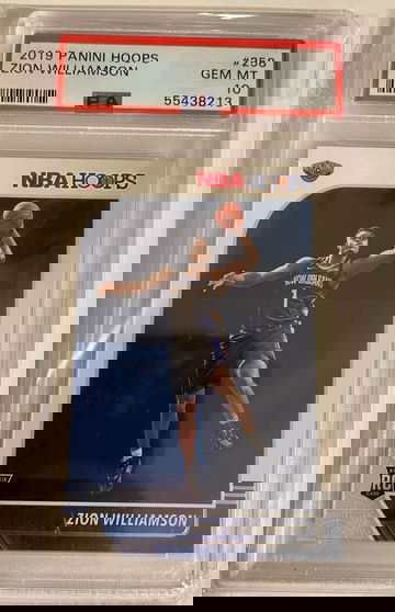 2019 Panini Hoops Zion Williamson PSA 10 Rookie Card