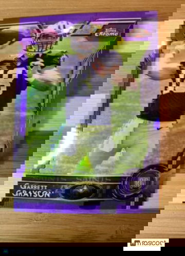 2015 Topps Chrome Garrett Grayson Rookie Purple Refractor #151 Saints