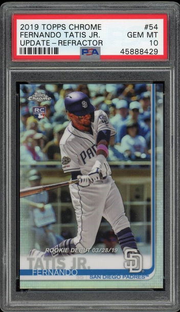 2019 Topps Chrome Update Fernando Tatis Jr. Refractor /250 PSA 10