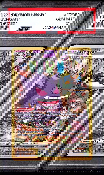 2022 Pokemon Sword and Shield Lost Origin Trainer Gallery Gengar #TG06 PSA 10