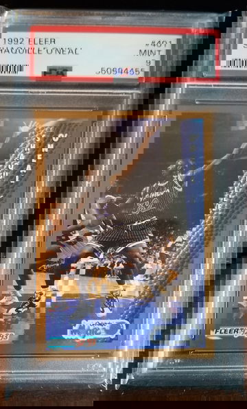 1992 FLEER SHAQUILLE ONEAL RC PSA 9