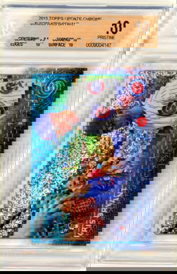 2015 Topps Update Chrome #US283 Kris Bryant Rookie BGS 10 Pristine!
