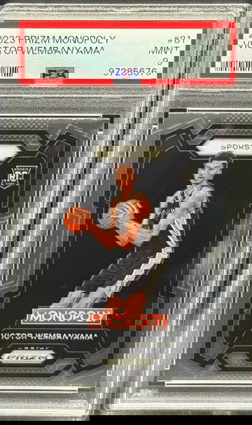 2023-24 Victor Wembanyama Prizm Monopoly PSA 9 Mint #81