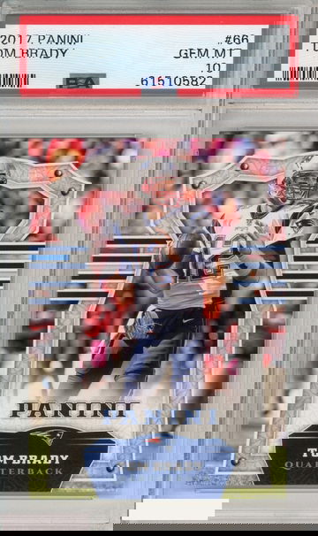 2017 PANINI TOM BRADY #66 PATRIOTS PSA 10 GEM MT