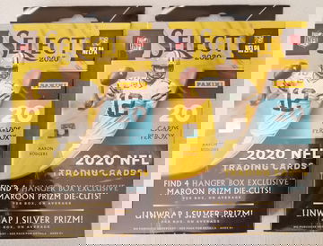 2x 2020 Panini Select football NFL blaster box