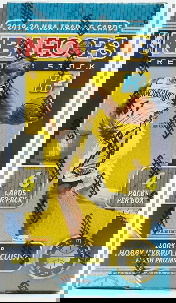 2019-20 NBA Hoops Premium Stock Basketball Hobby Hybrid Box