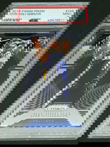 2019-20 Zion Williamson Prizm PSA 9 RC Rookie