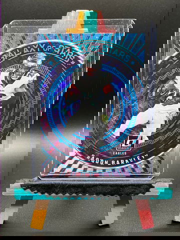 2024 Donruss Galaxy of Stars (Cosmic Parallel) Saquon Barkley /100 GOS-SBA