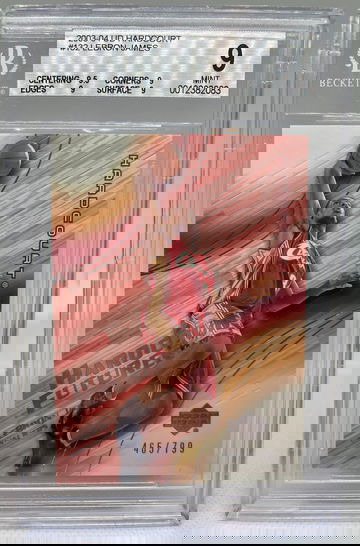 2003 Upper Deck Hardcourt #132 Lebron James BGS 9