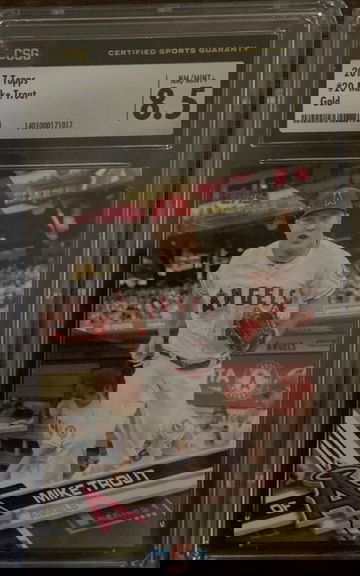 2017 Topps Gold #20 Mike Trout 