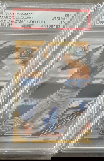 Marco gold non auto bowman chrome psa 10 