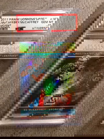 2017 Optic Illusions Christian McCaffrey PSA 10 Gem Mint