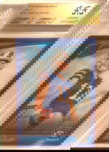 2018 Optic Josh Allen Rated Rookie Blue /149