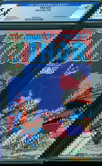 THOR #372, CGC 9.4 NM -- 1st app TVA. Time Variance Authority