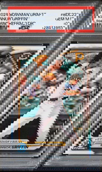 2024 Bowman Draft 1st Chrome Konnor Griffin Refractor Rookie #BDC22 PSA 10