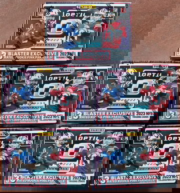 5x 2023 NFL Optic Football Blaster Boxes Factory Sealed - Lot of 5