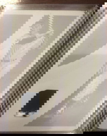 2021 Immaculate Moose Skowron Prining Plate Game Used Jersey #1/1 One Of One