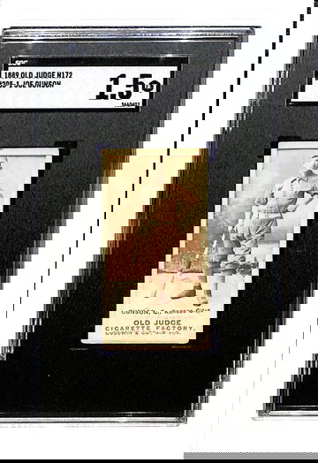 1887 N172 Old Judge #205-1 Joe Gunson SGC 1.5 Kansas City Cowboys